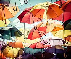 Benutzerdefinierte Regenschirme