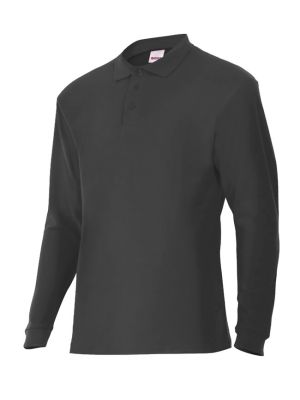 Langarm-Velilla-Arbeits-Poloshirts 105503 aus Baumwolle mit sichtbarem Druck 1