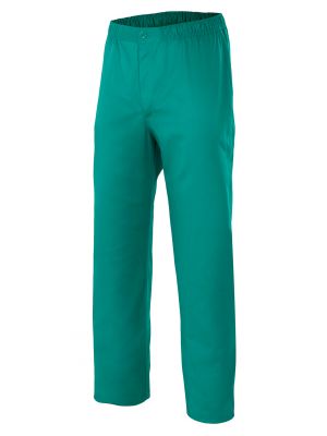 Pantalones sanitarios velilla pijama con cremallera y botón de algodon para personalizar vista 1