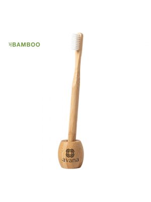 Cepillos de dientes korol de bambú ecológico para personalizar vista 2