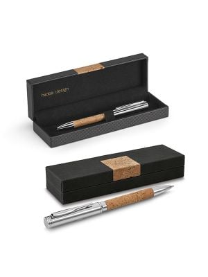Luxus kugelschreiber cork plus cork mit werbung bilden 1