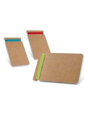 Notizbücher mit elastischem band wilde pappe ökologisch mit werbung bilden 2