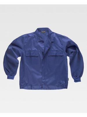 Workteam Arbeitsjacken und Jacken Polyesterjacke mit verdecktem Knopfverschluss zum Anpassen Ansicht 1