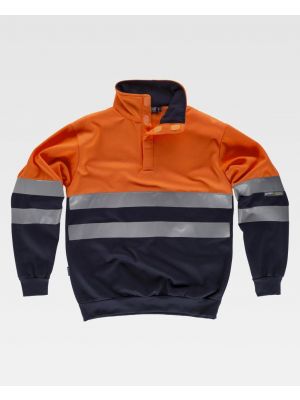 Reflektierende Workteam-Pullover und -Sweatshirts und gut sichtbare Polyester-Draufsicht 1