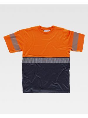 Reflektierende Workteam-T-Shirts kombiniert mc aus Polyester zum Anpassen Ansicht 1
