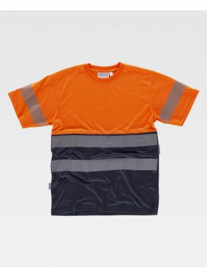 Workteam mc reflektierende T-Shirts kombiniert reflektierendes Polyester Ansicht 1