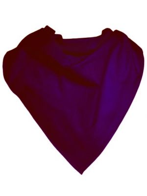 Einfarbige 52x52 quadratische Popeline-Schals aus Polyester mit Logo Ansicht 1