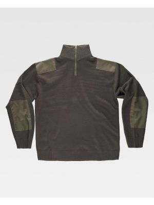 Sweatshirts für Arbeitsteams mit Stehkragen, dicker Acrylstrick mit sichtbarem Aufdruck 1