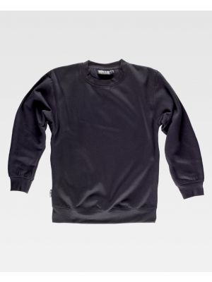 Sweatshirts für Work Workteam klassisches Rundhals-Polyester mit sichtbarem Aufdruck 1