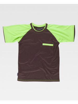 Reflektierende Workteam-T-Shirts wf1016 aus Polyester mit sichtbarem Aufdruck 1