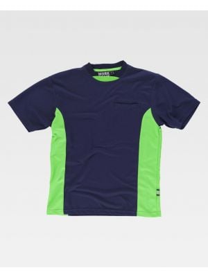 Reflektierende Team-T-Shirts mit fluoreszierenden reflektierenden Details aus Polyester mit sichtbarem Aufdruck 1