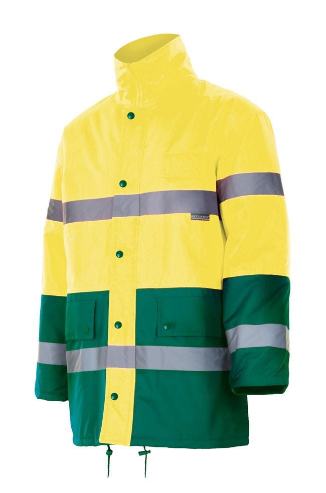 Reflektierende Jacken und Parkas Velilla zweifarbig Warnschutz 166 Polyester Ansicht 1