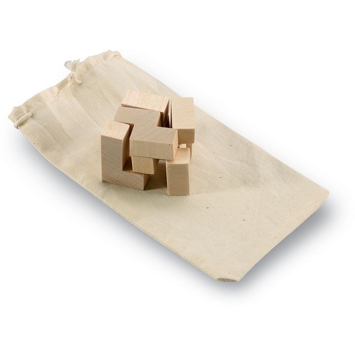 Juguetes y puzzles trikesnats puzzle de madera en bolsa de madera con impresión vista 1