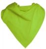 Einfarbige 52x52 Pistaziengrüne quadratische Schals aus Polyester-Popeline mit Logo Ansicht 1