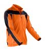 Sportsausrüstung result bikewear performance top ls orange/black mit Werbung bilden 1