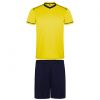 Sportsausrüstung roly set sport united polyester gelb navy mit Werbung bilden 1