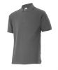 Kurzärmliges Arbeits-Poloshirt aus Velilla 105502 aus grauer Baumwolle mit sichtbarem Aufdruck 1