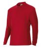 Langarm-Velilla-Arbeits-Poloshirts 105503 aus roter Baumwolle mit sichtbarem Druck 1