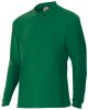 Langärmelige Arbeits-Poloshirts aus Velilla 105503 aus waldgrüner Baumwolle mit sichtbarem Aufdruck 1
