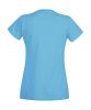 Kurzärmelige t shirts fruit of the loom frs13601 azure blue mit Werbung bilden 1