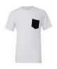 Kurzärmelige t shirts bella frs15606 weiß schwarz zu personalisieren bilden 1