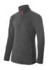 Velilla Arbeits-Sweatshirts aus grauem Polyesterfleece Ansicht 1