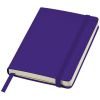 Libretas con banda elastica classic pocket de cartón púrpura con logo vista 1