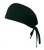 Velilla Küchenhüte Hut mit Streifen 190 gr schwarze Baumwolle zum Anpassen Ansicht 1