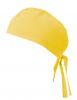 Velilla Küchenhüte Hut mit Streifen 190 gr aus gelber Baumwolle zum Anpassen Ansicht 1