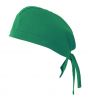 Velilla Küchenhüte Hut mit Streifen 190 gr aus grüner Baumwolle zum Anpassen Ansicht 1