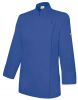 Ultramarinblaue Kochjacken aus Baumwolle für Damen mit Reißverschluss zum Personalisieren Ansicht 1