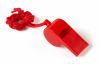 Bocinas y silbatos silbato yopet rojo con logo vista 1