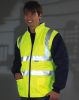 Arbeitsjacken und windjacken yoko fluo quilted jacket with zip off sleeves fluor gelb zu personalisieren bilden 1