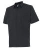 Velilla Kurzarm-Arbeitshemden mit einer Tasche aus schwarzer Baumwolle Ansicht 1