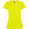 Technische t shirts roly montecarlo woman polyester fluor gelb mit Logo bilden 1