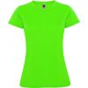 Technische t shirts roly montecarlo woman polyester limette mit Logo bilden 1