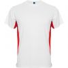 Technische t shirts roly tokyo polyester weiß rot bilden 1