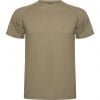 Technische t shirts roly montecarlo polyester dunkel sand mit Logo bilden 1