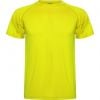 Technische t shirts roly montecarlo kids polyester fluor gelb bilden 1