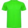 Technische t shirts roly montecarlo polyester limette mit Logo bilden 1