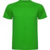Technische t shirts roly montecarlo polyester farngrün mit Logo bilden 1