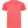Technische t shirts roly montecarlo polyester fluor koral mit Logo bilden 1