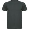 Technische t shirts roly montecarlo polyester graphit mit Logo bilden 1