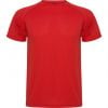Technische t shirts roly montecarlo polyester rot mit Logo bilden 1