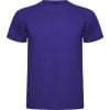 Technische t shirts roly montecarlo polyester flieder mit Logo bilden 1