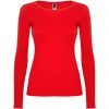 Langärmelige t shirts roly extreme woman 100% baumwolle rot gedruckt bilden 1