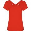 Kurzärmelige t shirts roly agnese woman baumwolle rot zu personalisieren bilden 1
