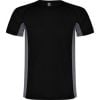 Technische t shirts roly shanghai polyester schwarz graphit mit Werbung bilden 1