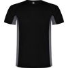 Technische t shirts roly shanghai kids polyester schwarz graphit zu personalisieren bilden 1