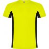 Technische t shirts roly shanghai kids polyester fluor gelb schwarz zu personalisieren bilden 1